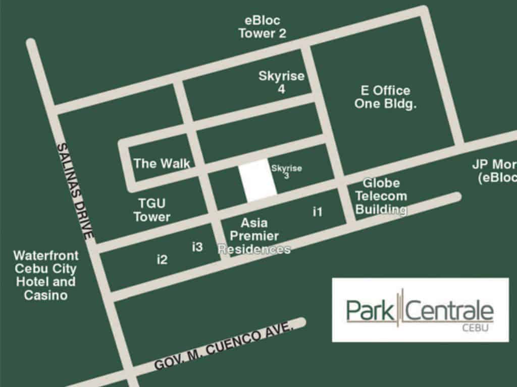It Park Cebu Map Park Centrale By Cebu Landmasters, Inc. - Lahug, Cebu City | Lionunion