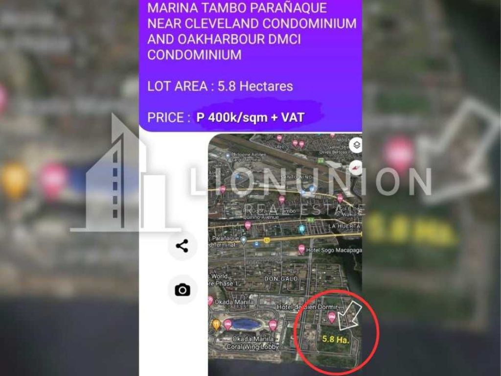 Lot For Sale in Parañaque Tambo, Parañaque Lionunion